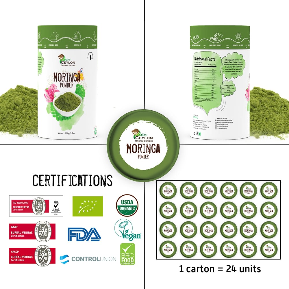 Buy Organic Moringa Leaf Powder